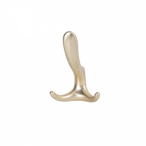 Крючок меб. трехрожковый мет. ROMA брашированное золото AKS_1