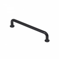 Ручка меб. скоба мет. LOFT 128 матовый черный, AKS фотография