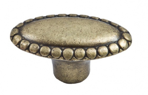 Ручка меб. кнопка мет. WP11-48 старое золото, AKS_1