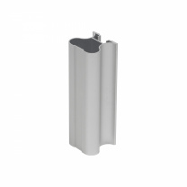 Профиль алюминиевый SENATOR серебро вертик. Закрытый АЛЮТЕХ (L-5300) (04.A00-E6)