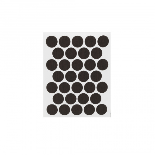 Заглушка самоприлипающая к эксцентрику венге (PC 2184) (1л=32шт) Pacific_3