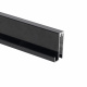 Профиль алюминиевый SENATOR черный глянец горизонт нижн. L-6000 мм АЛЮТЕХ для узкой сис-мы _preview_1