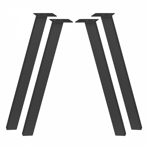 Опора меб. LINK h710, черный (1 компл. = 4 шт.) AKS_1