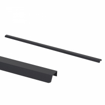 Ручка меб. накладная алюм. GEOS 960/1000 черный матовый, AKS фотография