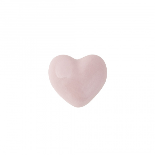 Ручка меб. кнопка керамич. LOVE, розовый, AKS_4