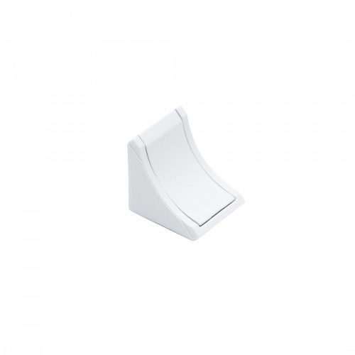 Уголок пластиковый радиусный 24*24 белый 11 (уп/20шт) AKS_1