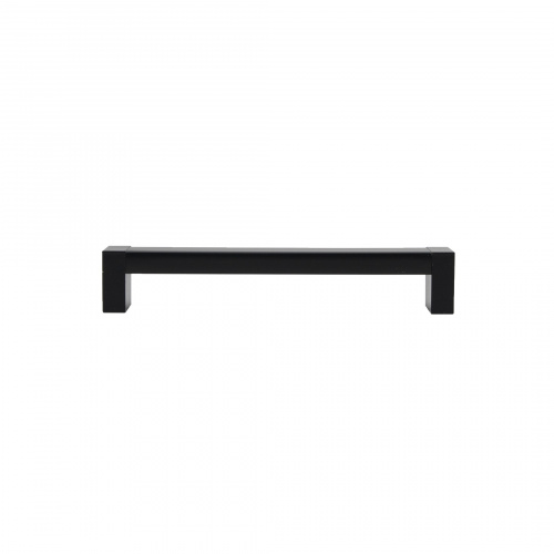 Ручка меб. скоба пластик. PS18/C18 128 черный матовый AKS_4