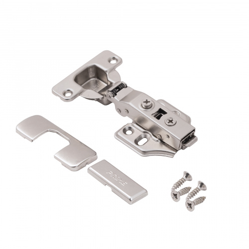 Петля накладная с доводчиком 48мм h2 clip-on PRIME by AKS (саморезы, заглушки) д/фасадов до 28мм (упак. = 2 шт.)_4