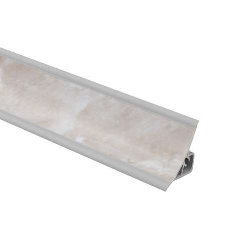 Плинтус ПВХ к столешнику LР аликанте серый (91) EL-MECH-PLAST (1шт=3м.п.)_1