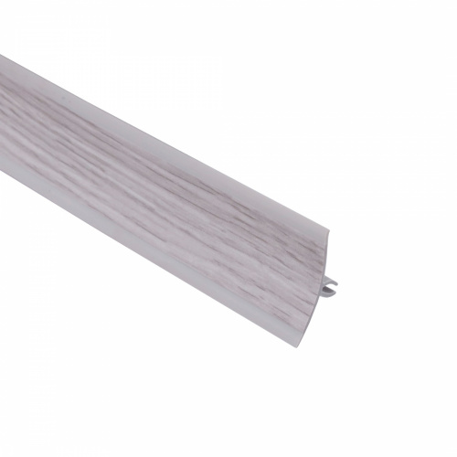 Плинтус ПВХ к столешнику LР венге серебристый (188) EL-MECH-PLAST (1шт=3м.п.)_1