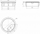 Пропуск кабельный пластик D60мм чёрный LEBA_preview_1