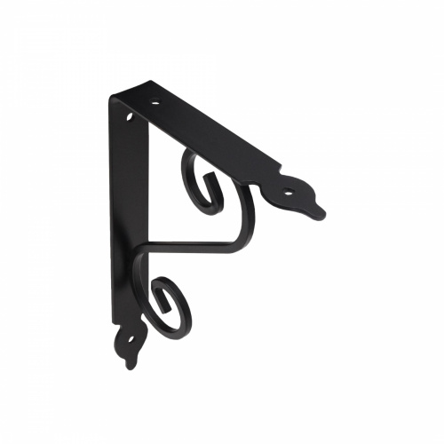 Полкодержатель мет. MELODY 190*140, черный AKS_1