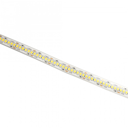 Лента светодиодная термостойкая, подводная - 14,4W/m, 24V, 13мм, 2835, 240 д/м, IP68, теплый белый (3000К), 5м, AKS_3