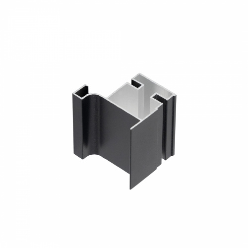 Профиль алюм. GOLA-18 вертикальный боковой 5,4 м черный AKS_1