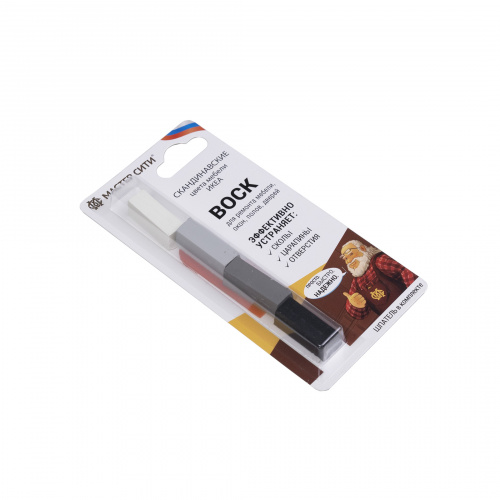 Воск мебельный скандинавский мягкий (набор 4 шт) Мастер Сити (со шпателем)_2