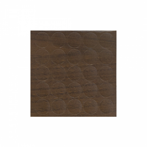 Заглушка самоприлипающая к конфирматам каштан (14346) FOLMAG (лист-25шт.)_1