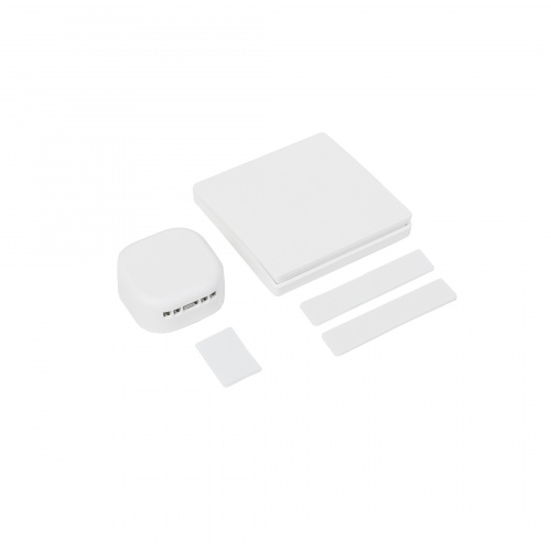 Выключатель кинетический, с реле, 1 клавиша, белый, с Wi-Fi, AKS_3