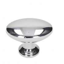 Ручка меб. кнопка мет. GP09 хром, AKS фотография