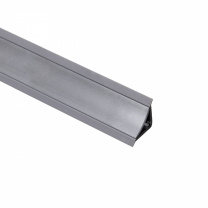 Плинтус ПВХ узкий к столешнику 494 металлик (203) THERMOPLAST (1шт=3м.п.)