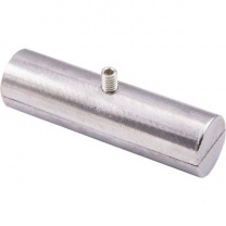 Соединитель 2-х труб d25 (513) внутренний торцевой, вакуумное хромирование AKS фотография