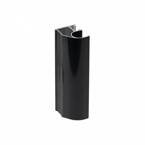 Профиль алюминиевый SENATOR черный глянец вертик. откррытый АЛЮТЕХ (L-5300) (05,RAL9005)_1