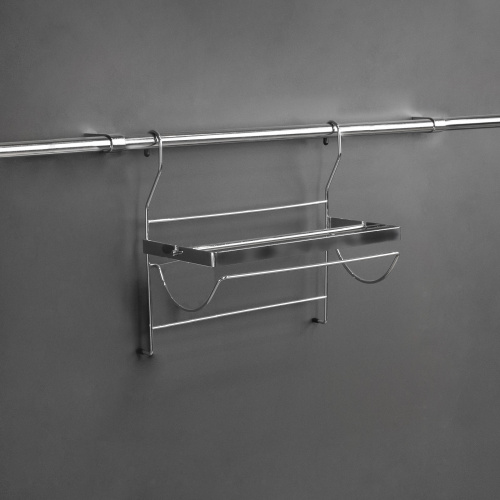 Корзина на трубу d16 для бумаги CWJ207 хром AKS LIGHT_3