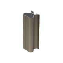 Профиль алюминиевый SENATOR шампань вертик. закрытый L-5300 мм АЛЮТЕХ