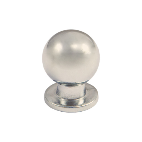 Ручка меб. кнопка мет. GN34 сатин AKS_1