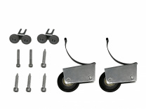 Комплект роликов SENATOR закрытый для 1 раздвижной двери AKS LIGHT 50 кг фотография