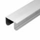 Профиль алюминиевый UNIFUTURE серебро направляющая верхняя двойная К-050 LAGUNA (L-2000)_preview_1