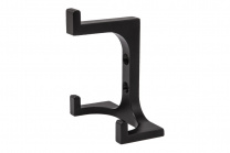 Крючок меб. трехрожковый мет. TRITON черный матовый AKS фотография