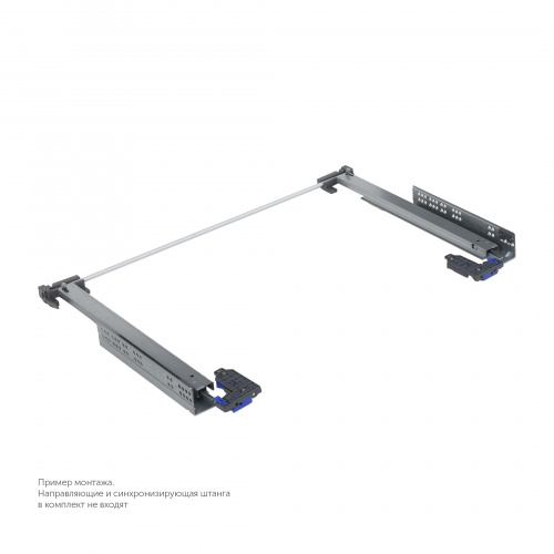 Фиксатор выдвижной полки для направляющих скрытого монтажа PRIME by AKS_3