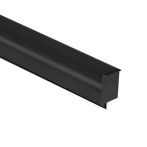 Ручка-профиль алюм. PORTAL L-образная, 2.9 м, анодированный черный AKS_2