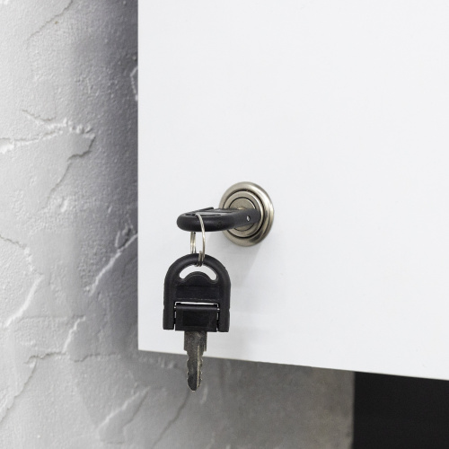 Замок для распашной двери механический 138 AKS c ломаным ключом_3