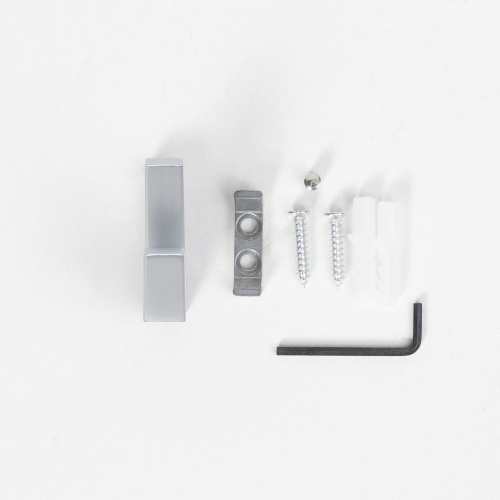 Крючок меб. однорожковый мет. BENZ хром матовый AKS_6