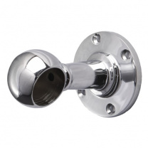 Держатель дистанционный концевой трубы d25 (995), хром AKS фотография