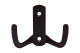 Крючок меб. двухрожковый мет. WP13 черный GRIDLI_preview_1