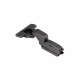 Петля внутренняя с доводчиком 45мм h0 clip-on AKS PLUS 3D узкая черная (саморезы, заглушки)_preview_1