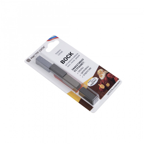 Воск мебельный темно-серый мягкий (набор 4 шт) Мастер Сити (со шпателем)_2