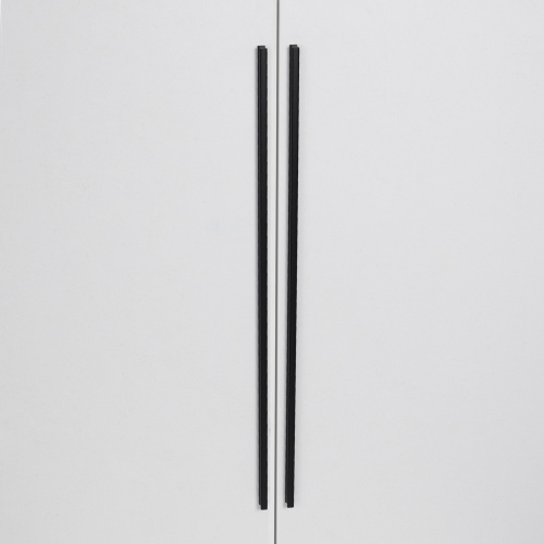 Ручка меб. скоба алюм. SERENE 512/597 черный матовый, AKS_5