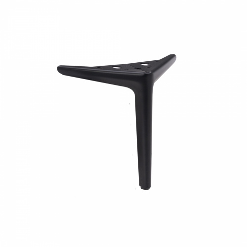 Опора меб. мет. WINDSOR h180 угловая черный AKS_1