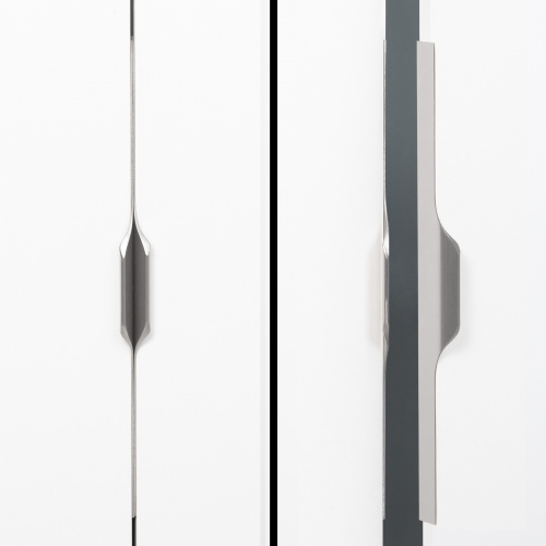 Ручка меб. накладная алюм. LINEA 320/397 алюминий, AKS_4