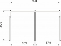 Профиль алюминиевый SENATOR шампань направляющая верхн. L-6000 мм АЛЮТЕХ Профиль алюминиевый SENATOR шампань направляющая верхн. L-6000 мм АЛЮТЕХ