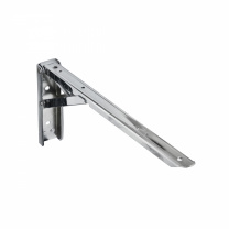 Полкодержатель складной Модель 2, 350*135*30 хром AKS фотография