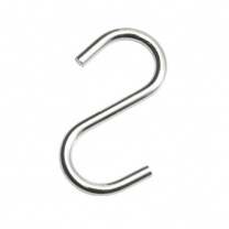 Крючок на трубу d16 (к-т 10шт) хром AKS фотография