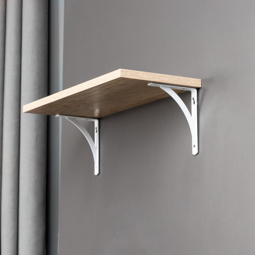 Полкодержатель мет. KOMETA 150*120*20*3, белый AKS_3