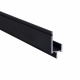 Ручка-профиль алюм. врезная L-образная, 4м, анодированный черный AKS_preview_1