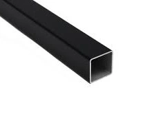 Труба квадр. L-3000 25*25 (1,4кг/1,0мм) QUADRO, черный AKS_1