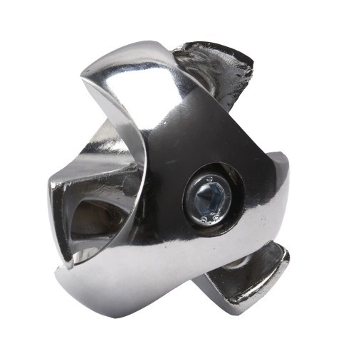 Соединитель 3-х труб d25 (502Р) шарообразный правый, хром AKS_1