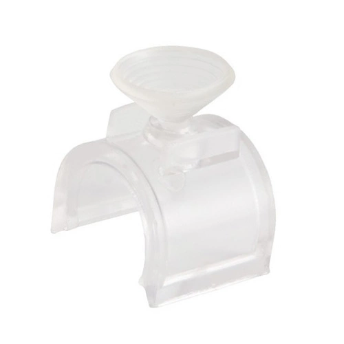 Держатель полки стеклянной к трубе d25 (538А) с присоской прозрачный AKS_1